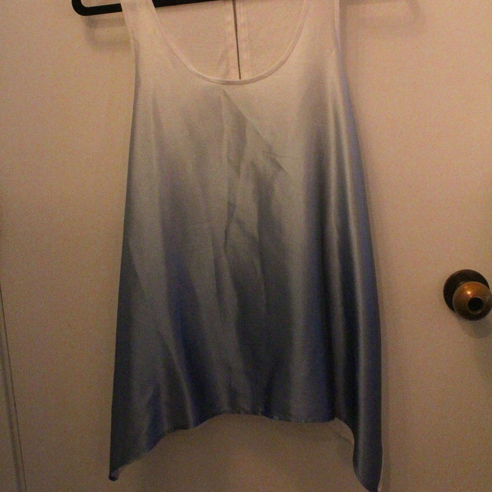 Kenar Turquoise/White Ombre Triangle Tank